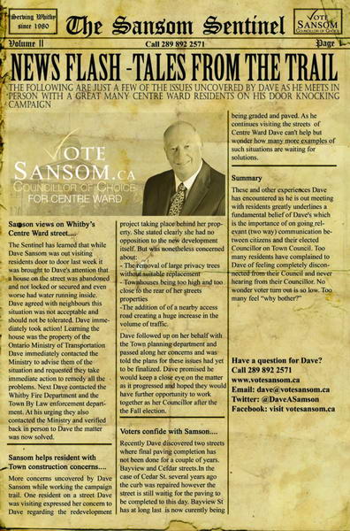 Sansom Sentinal Issue 4 front
